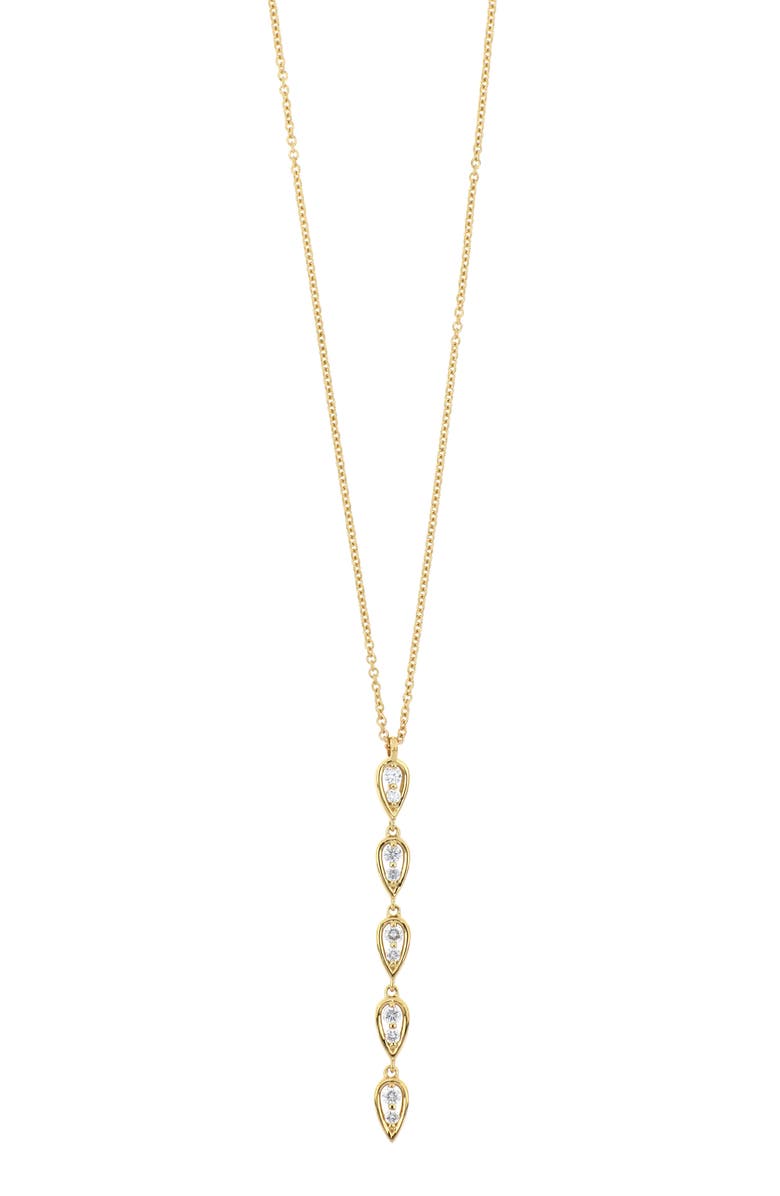Bony Levy Mika Diamond Y-Necklace, Main, color, 18K Yellow Gold