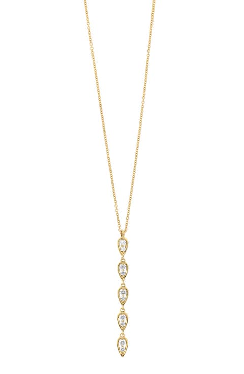 Mika Diamond Y-Necklace