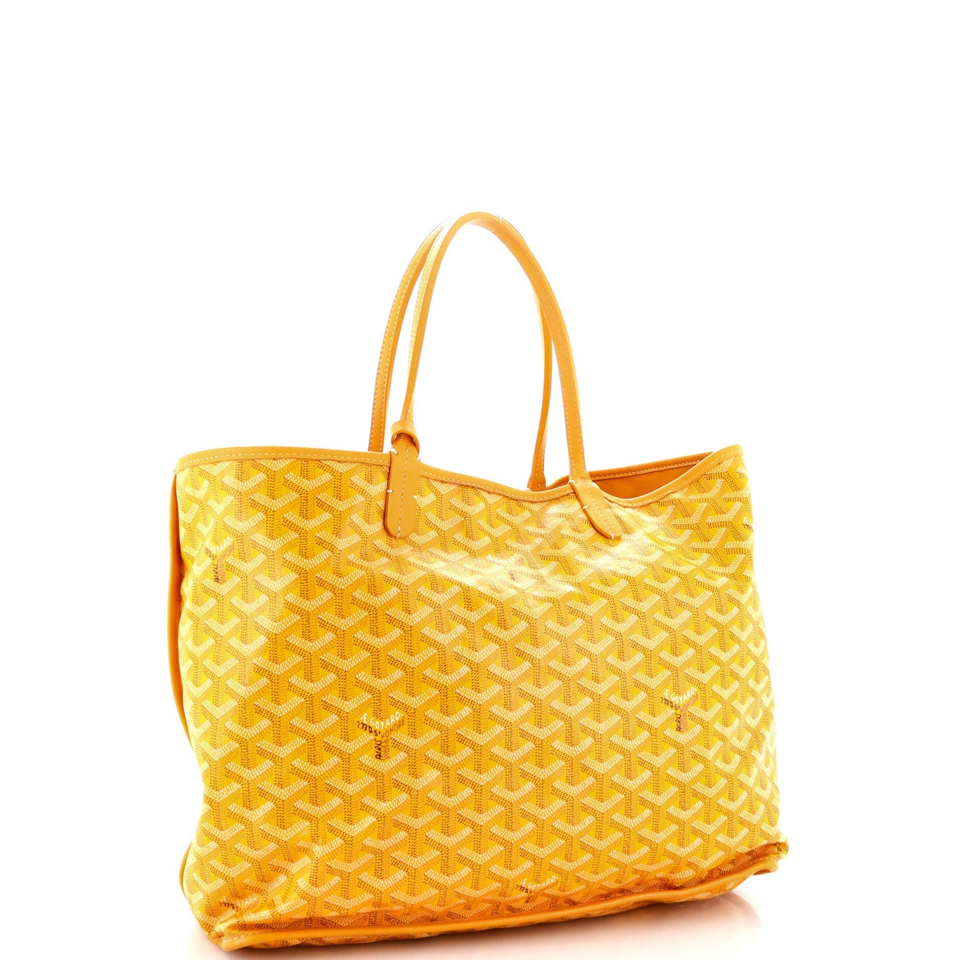 Pre-Owned Goyard Anjou Reversible Tote Coated Canvas PM, Alternate, color, Yellow