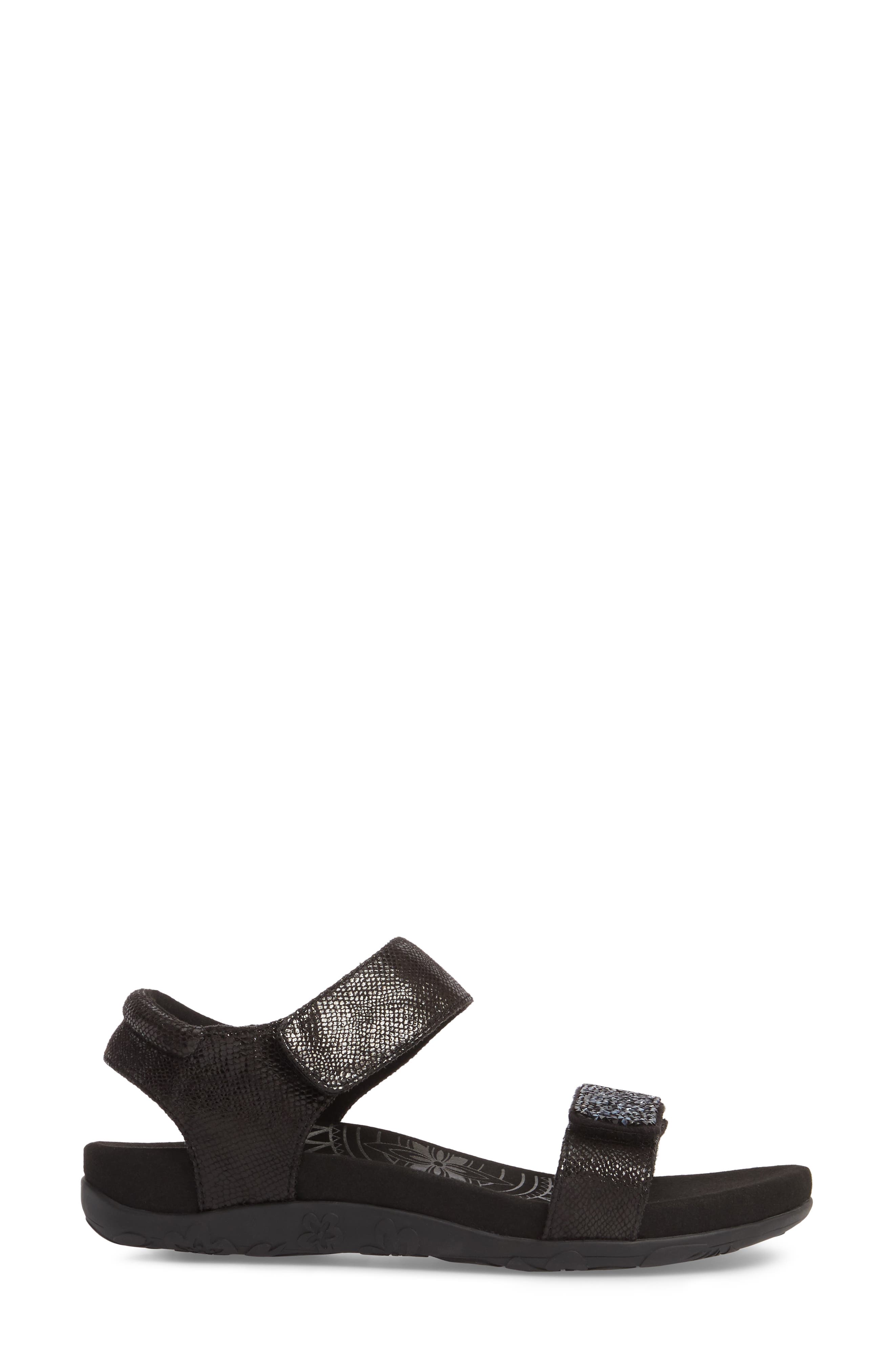 Aetrex Maria Embellished Sandal, Alternate, color, 