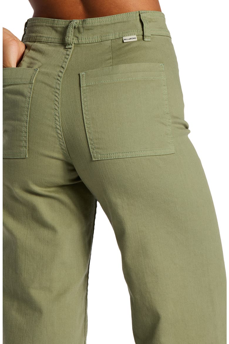 Free Fall Stretch Crop Wide Leg Pants, Alternate, color, GREEN EYES