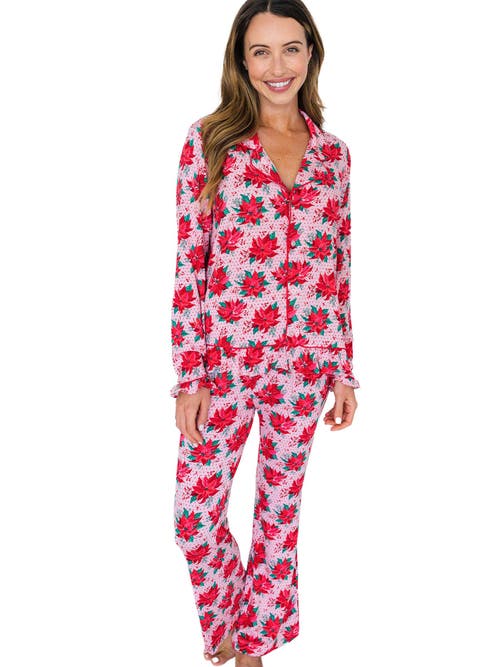 Rufflebutts Ruffle Flare Pajama Set In Pink