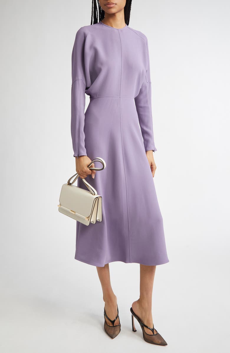 Victoria Beckham Dolman Long Sleeve Dress, Main, color, 