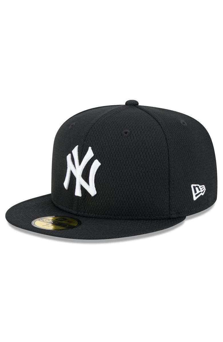 New Era Men's New Era Black New York Yankees 2025 MLB Clubhouse 59FIFTY Fitted Hat, Main, color, 