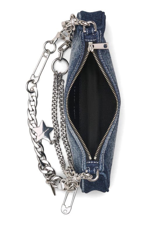 Marc Jacobs The Faded Denim Charm Shoulder Bag