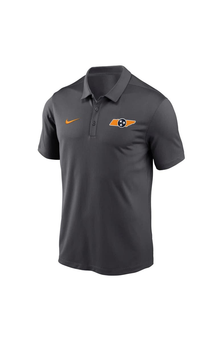 Nike Men's Nike Anthracite Tennessee Volunteers Franchise Polo, Alternate, color, Anthracite