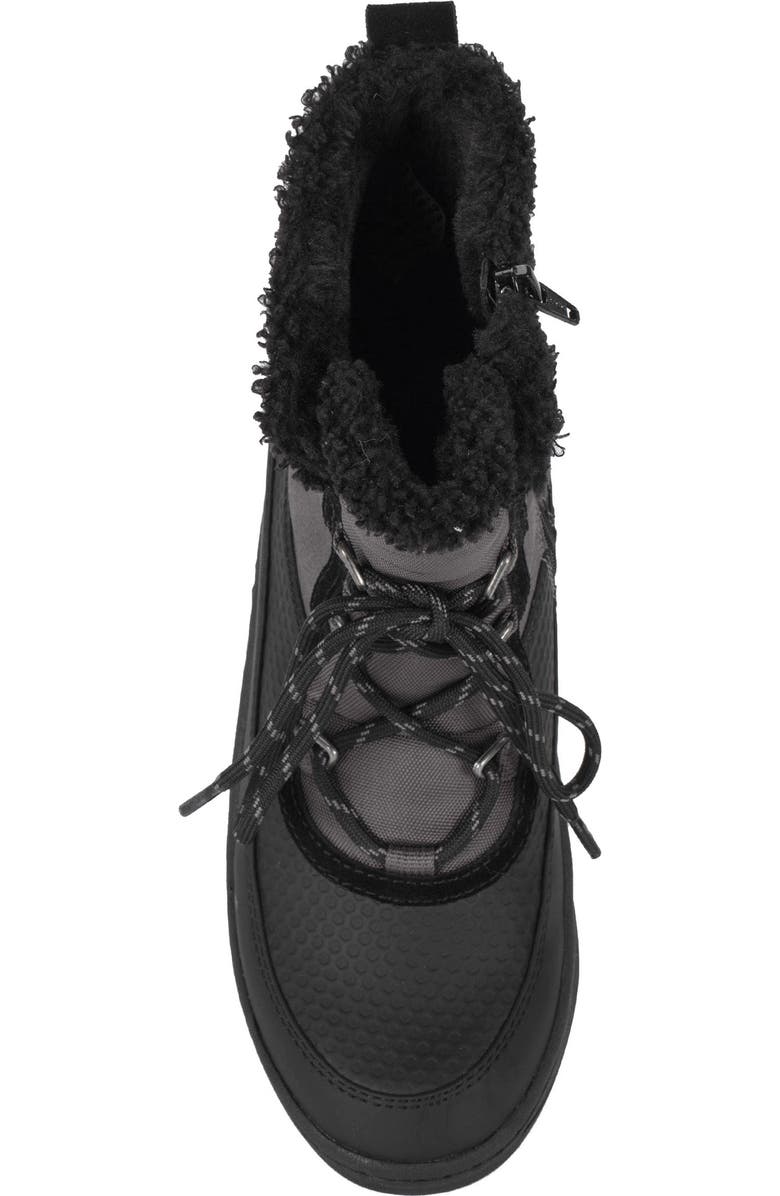 BARETRAPS Alta Water-Resistant Faux Shearling Lined Boot, Alternate, color, Dark Gray/Black