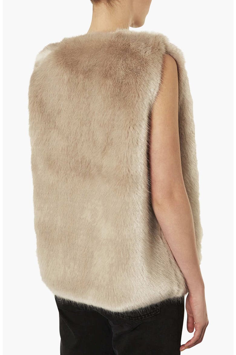 Faux Fur Vest, Alternate, color, MINK