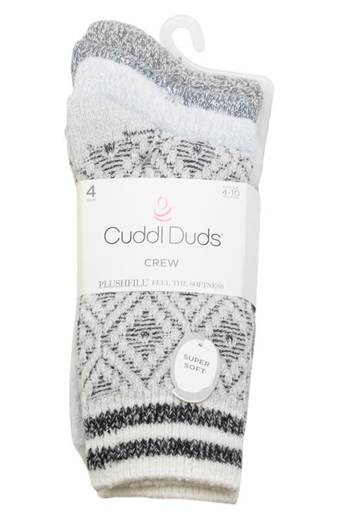 4-Pack Bootcut Crew Socks