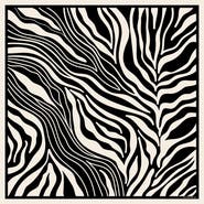 Jessie Zhao New York Zebra Wave Double Sided Silk Scarf