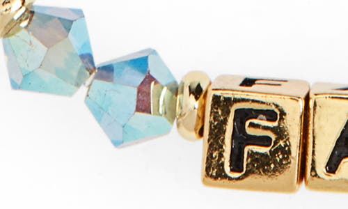 Little Words Project Family Beaded Stretch Bracelet In Multi