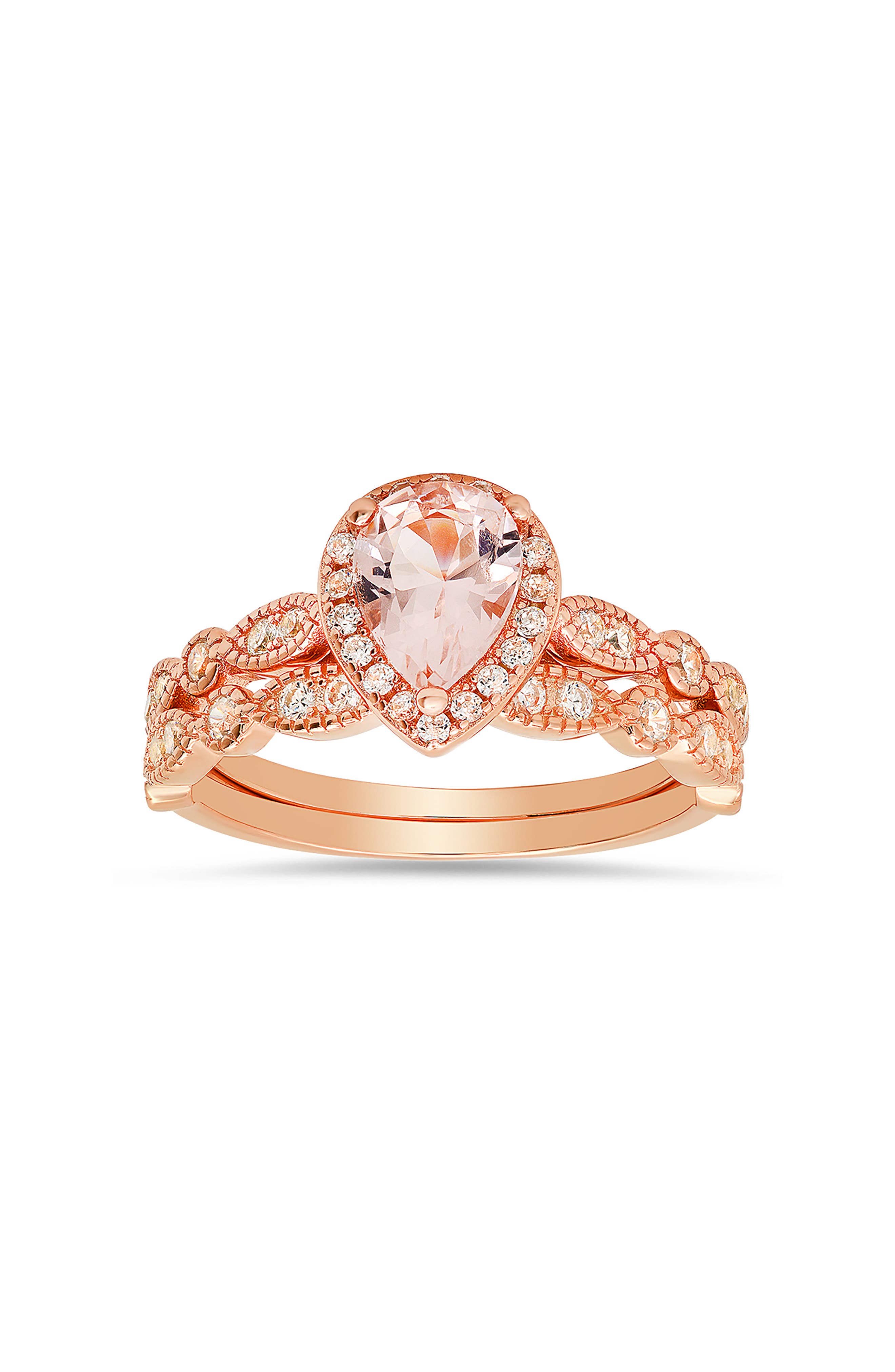 Sterling Silver 2-Piece Ring Set