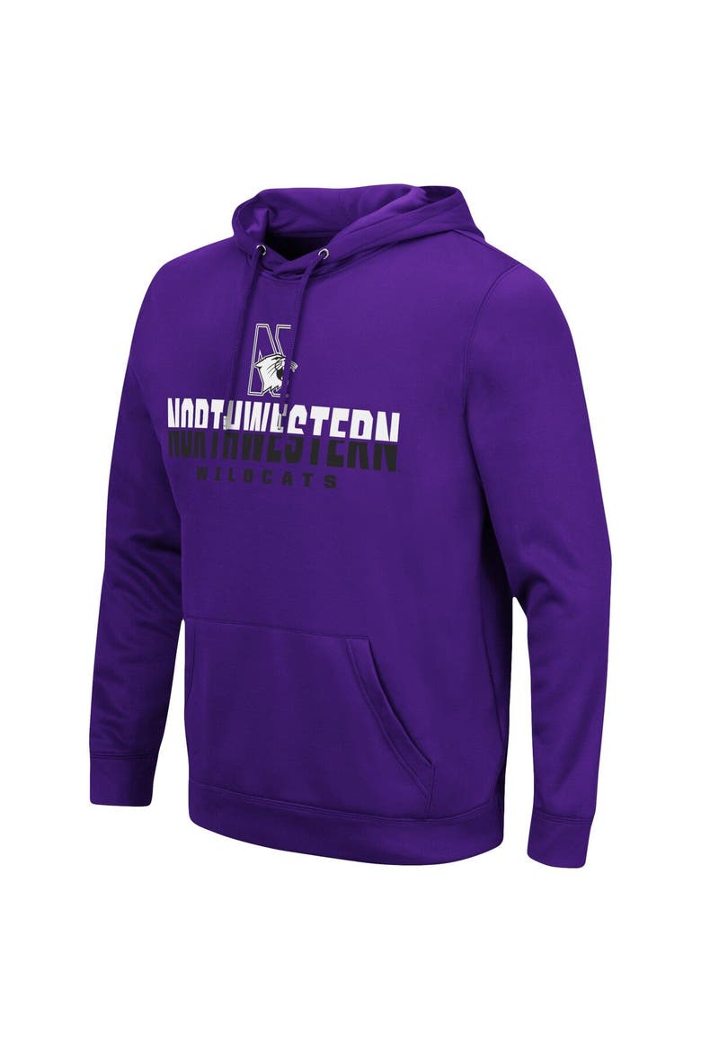 Men's Colosseum Purple Northwestern Wildcats Lantern Pullover Hoodie, Alternate, color, Purple