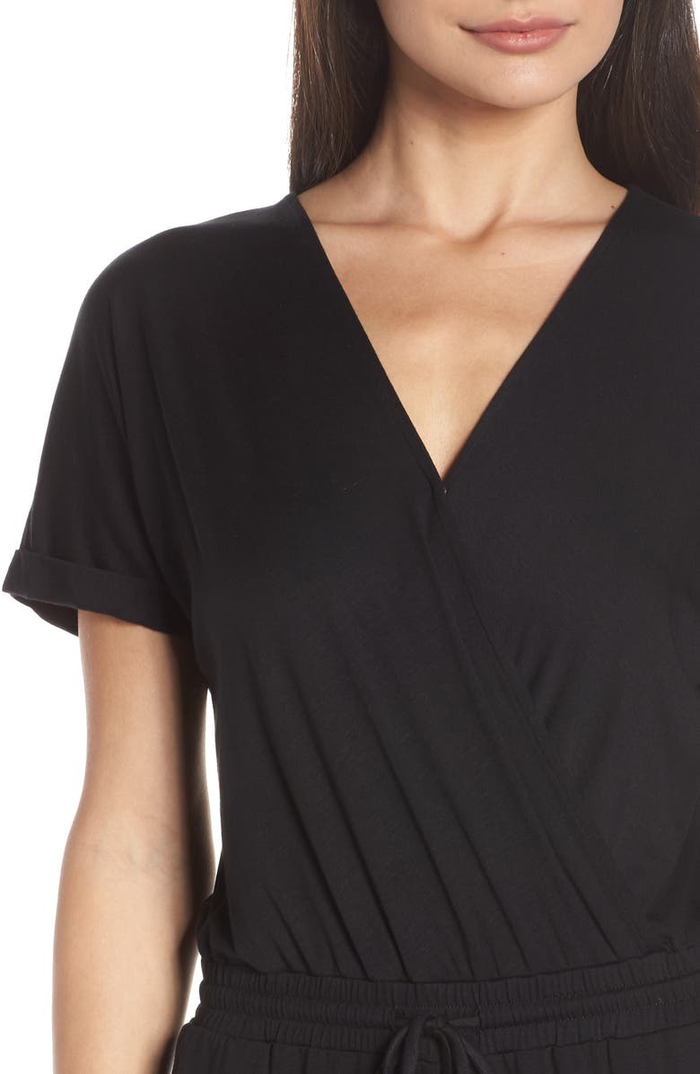 Chelsea28 Faux Wrap Jumpsuit, Alternate, color,