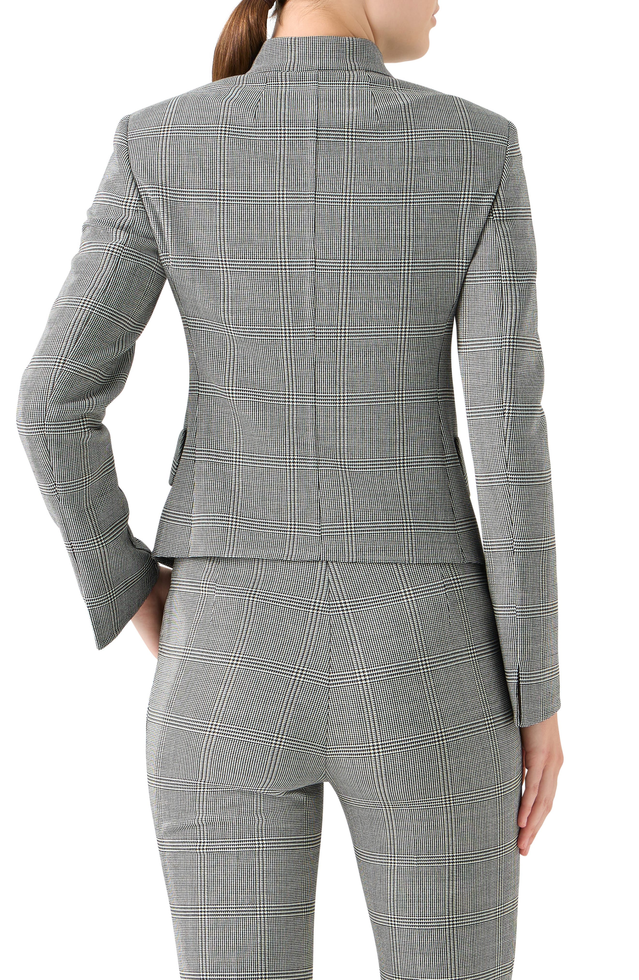 Deva Check Stretch Wool Jacket - image 2