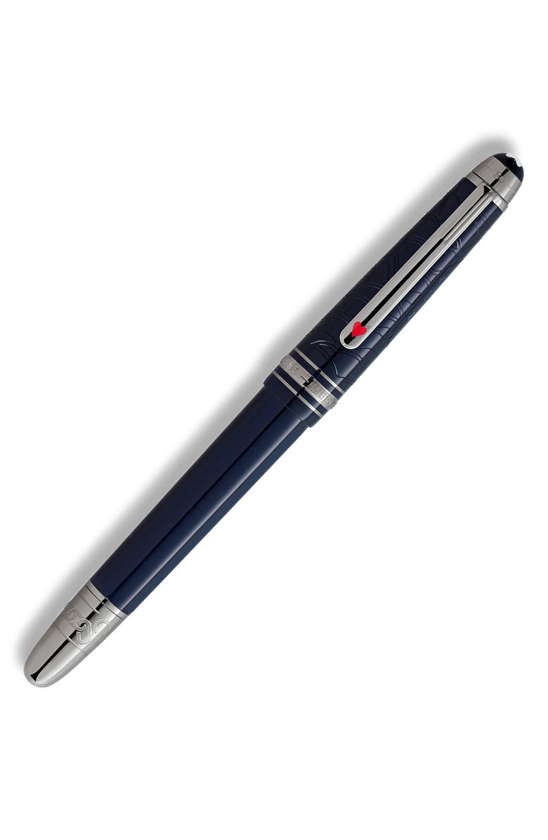 Montblanc Meisterstück Around the World in 80 Days Classique Rollerball Pen, Alternate, color, Blue