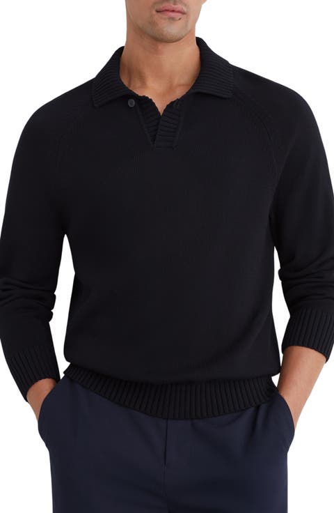 Ashdown Long Sleeve Cotton Polo