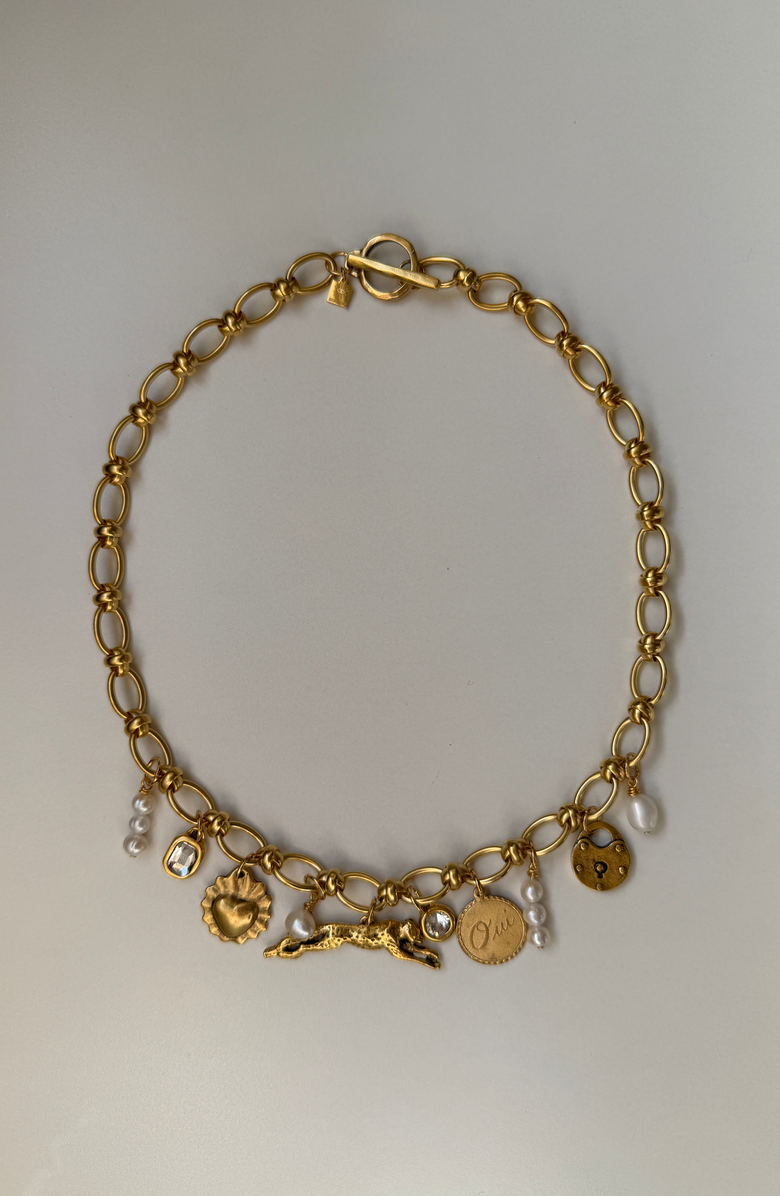 sccollection Lola Necklace, Alternate, color, Gold