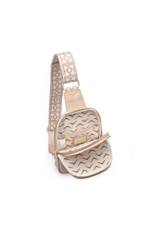 Moda Luxe Zuri Sling Backpack In Natural