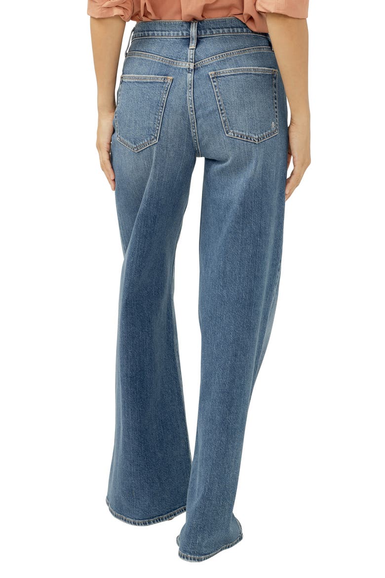 Highly Desirable High Rise Wide Leg Jeans, Alternate, color, PICADILLY