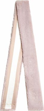 Cynthia Rowley Out East Faux Fur Silk Scarf