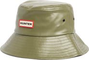 Hunter Water Resistant Faux Leather Bucklet Hat