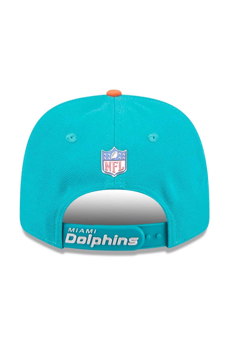 New Era Men's New Era  Aqua/Orange Miami Dolphins 2026 NFL Draft 9SEVENTY Adjustable Hat, Alternate, color, Aqua