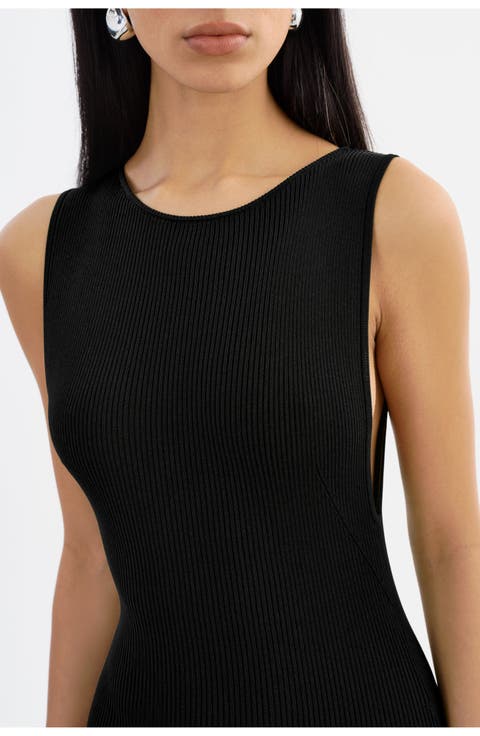 GIOVANNA | Rib Knit Maxi Dress