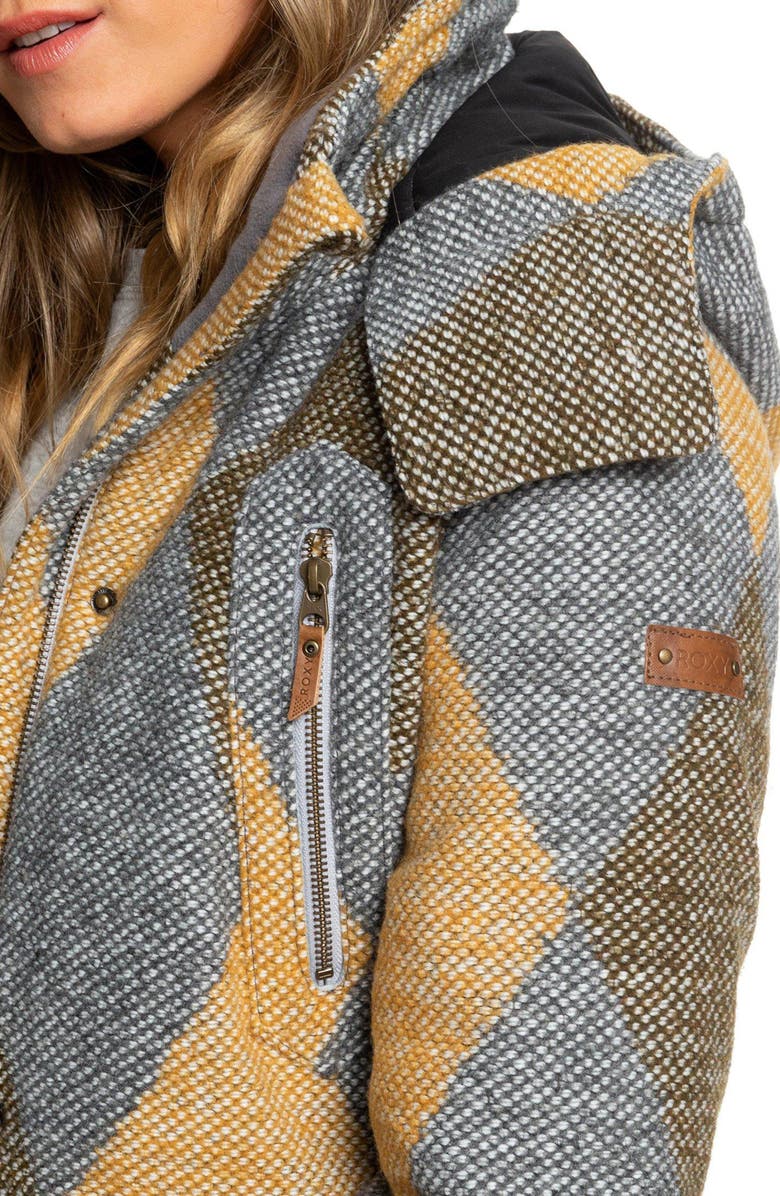 Roxy Dawn Hooded Coat, Alternate, color, 