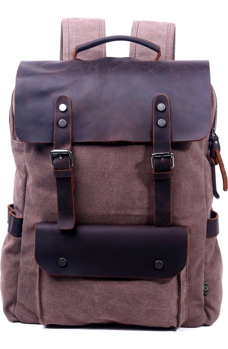 THE SAME DIRECTION Valley Hills Canvas Backpack, Main, color,
