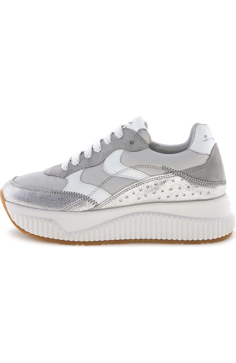 Voile Blanche Lana Fresh Metallic Sneaker, Alternate, color, Silver Grey