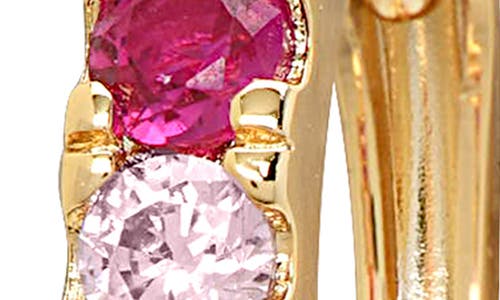 LILY NILY LILY NILY KIDS' CUBIC ZIRCONIA HOOP EARRINGS
