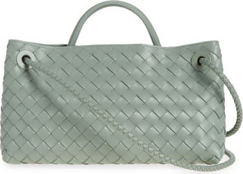 Small Andiamo Intrecciato Leather Shoulder Bag