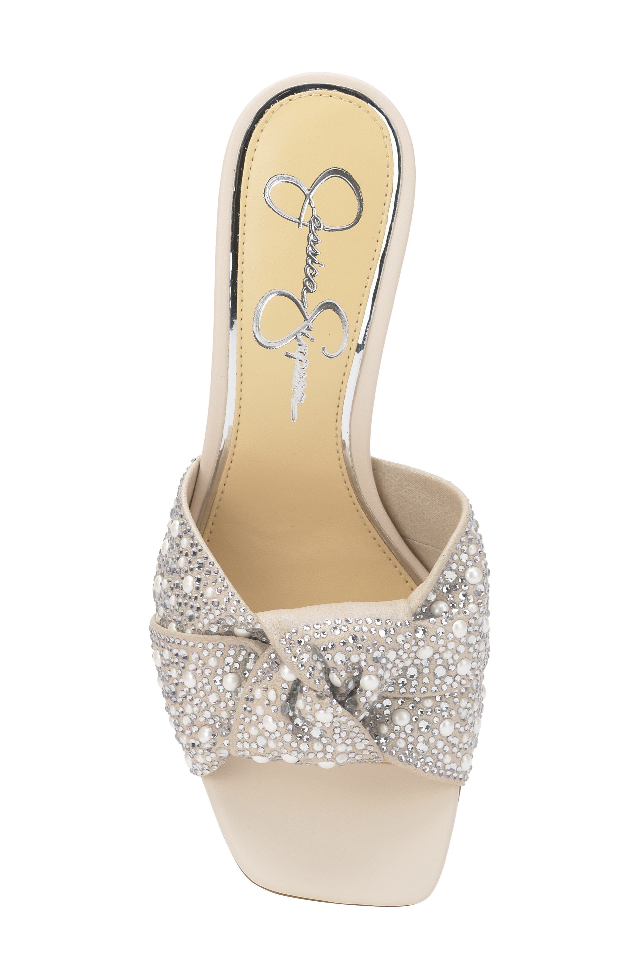 Jessica Simpson Evirra Slide Sandal, Alternate, color, Soft Ivory