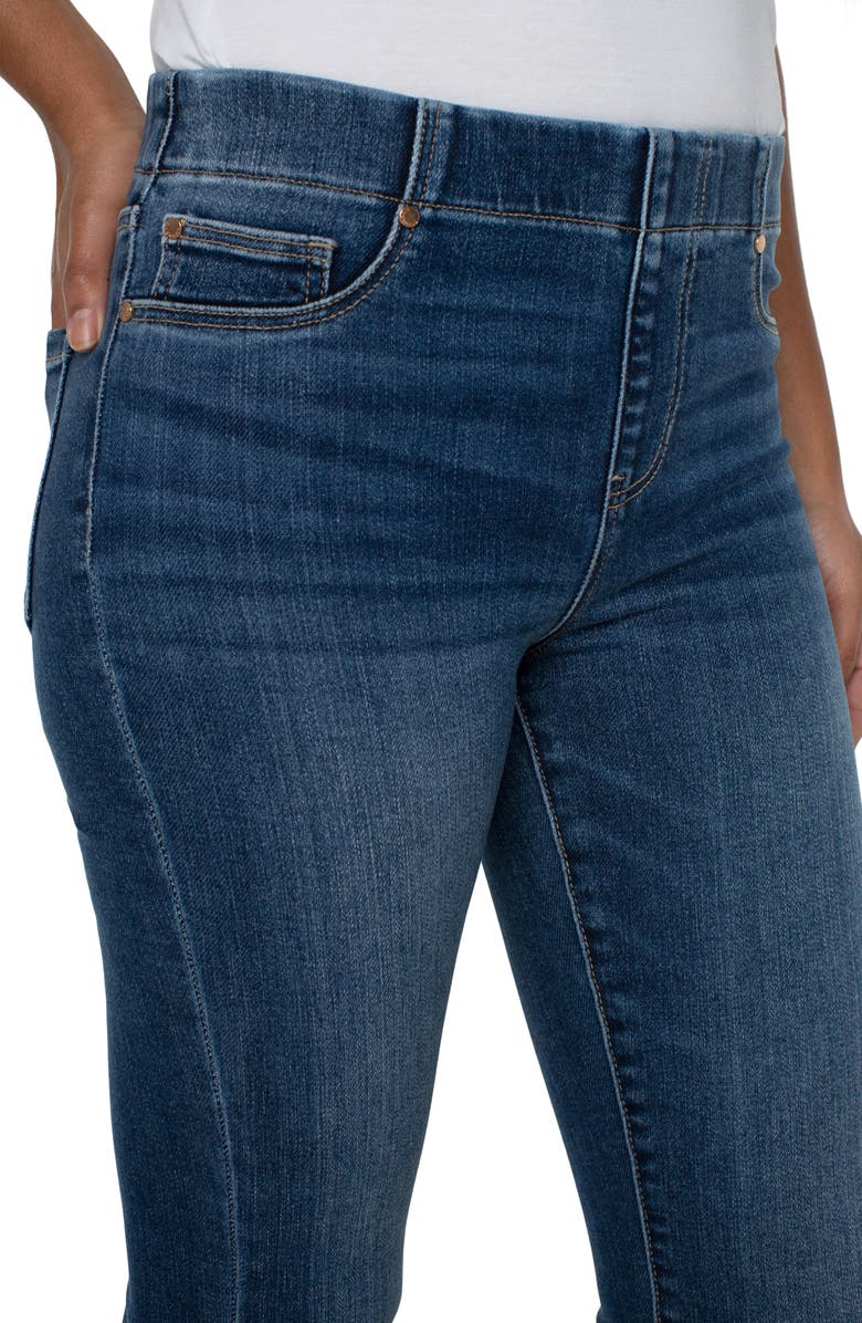 Liverpool Los Angeles Chloe Pull-On Cuffed Capri Skinny Jeans, Alternate, color, 