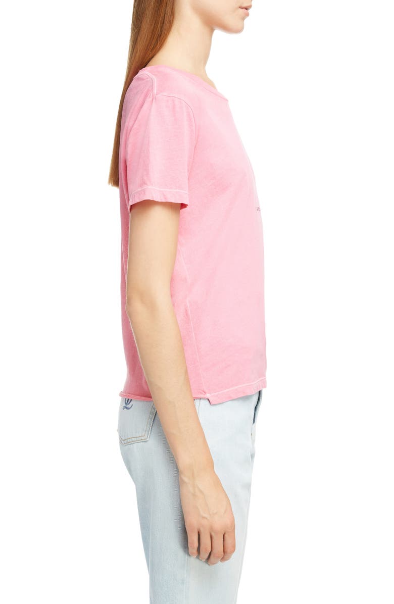 Saint Laurent Logo Tee, Alternate, color, 