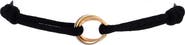 Pre-Owned Cartier Trinity On Cord Bracelet Silk Cord with 18K Tricolor Gold