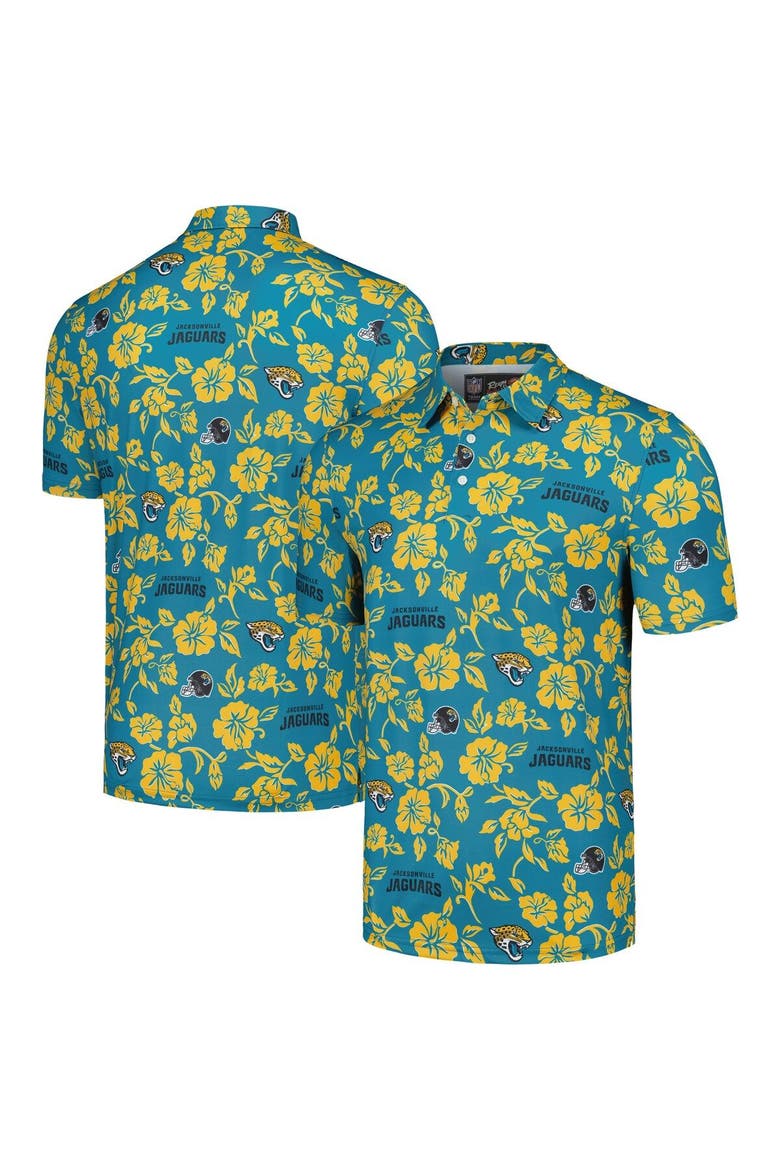 Men's Reyn Spooner Teal Jacksonville Jaguars Pua Performance Polo, Main, color, Teal