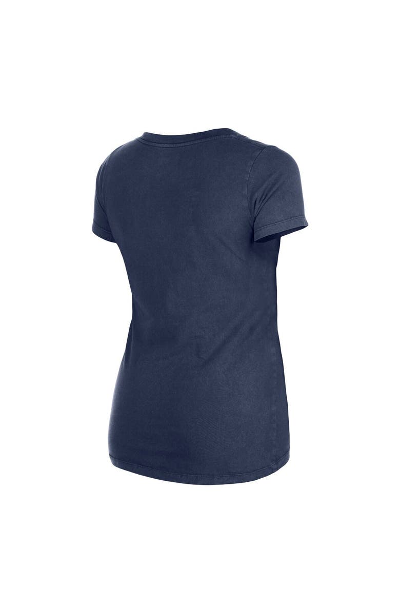 New Era Women's New Era Charcoal Denver Broncos Enzyme Wash Low V-Neck T-Shirt, Alternate, color, Charcoal