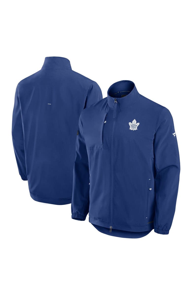 FANATICS Men's Fanatics Cobalt Toronto Maple Leafs Authentic Pro Rink Coaches Full-Zip Jacket, Main, color, Cobalt