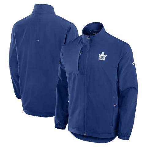 Men's Fanatics  Cobalt Toronto Maple Leafs Authentic Pro Rink Coaches Full-Zip Jacket