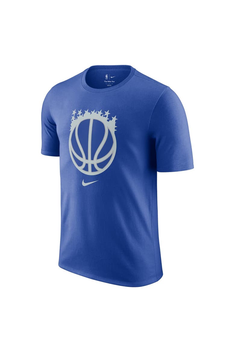 Men's Nike  Blue Orlando Magic 2025/26 City Edition Remix Essential Logo T-Shirt, Alternate, color, Blue