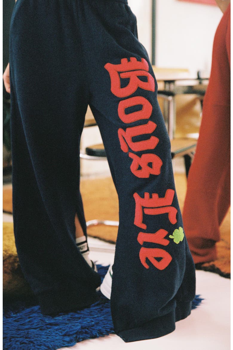 Better Luck Next Time Cotton Blend Sweatpants, Alternate, color, NAVY