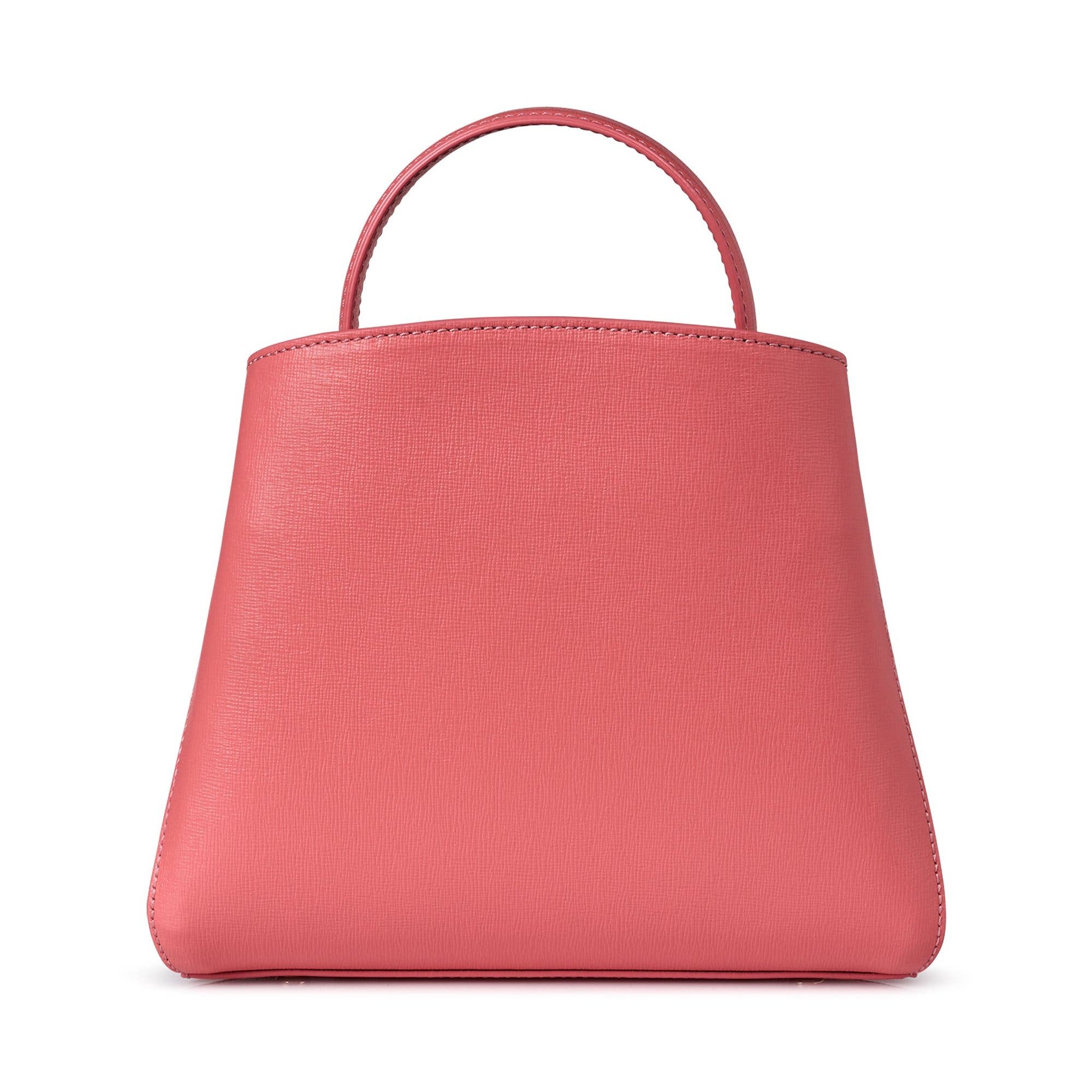 Rosa Mini Monochrome Handbag, Alternate, color, Coral