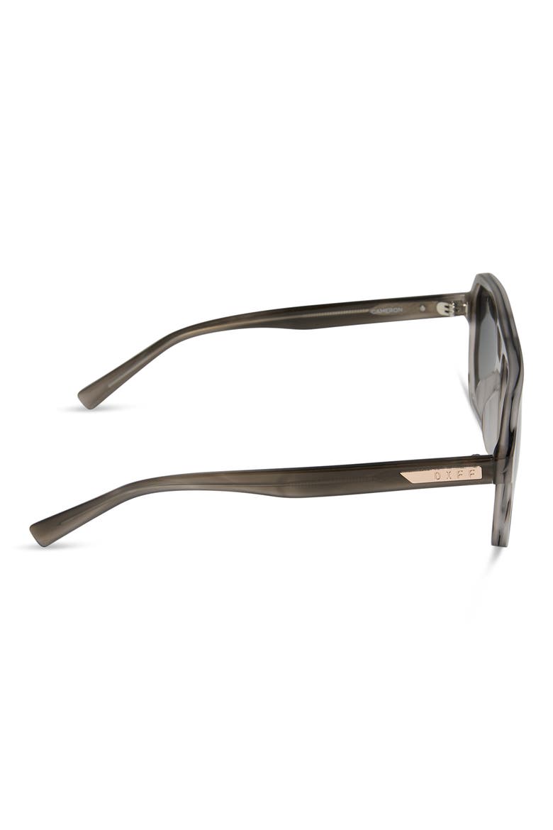 Cameron 57mm Polarized Navigator Sunglasses, Alternate, color, SMOKE MARBLE / GREY GRADIENT