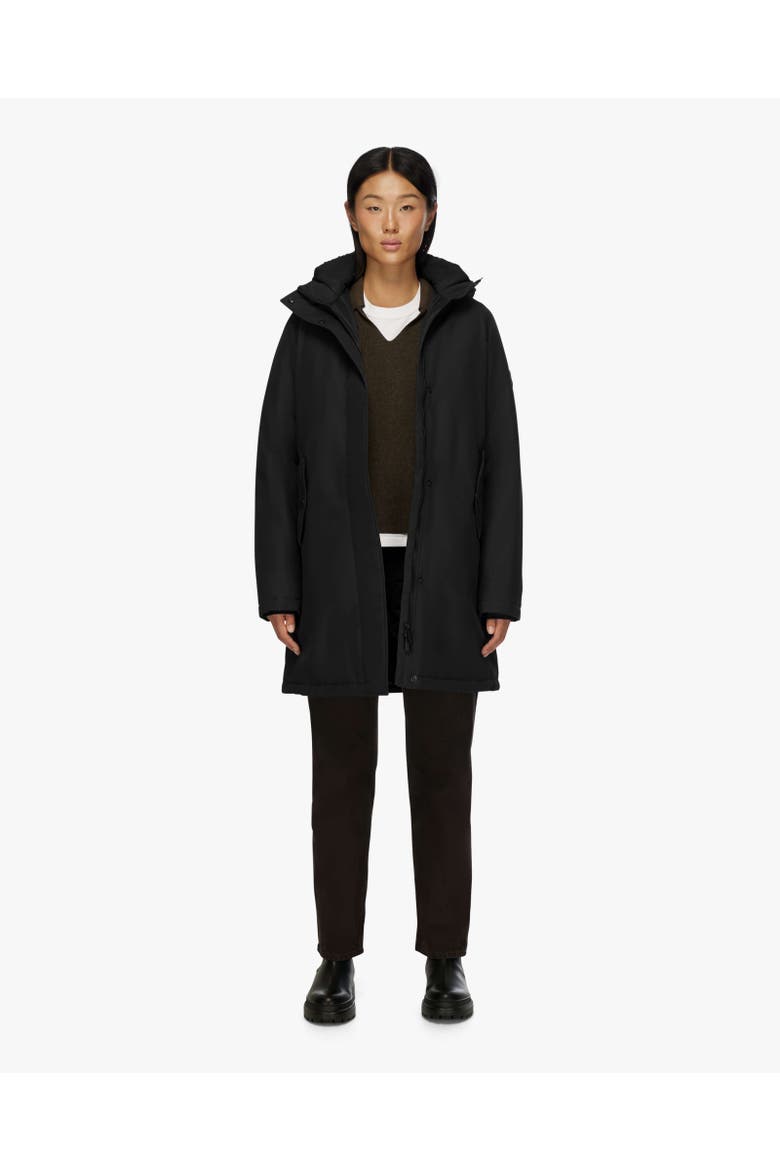 HEIDI | Hooded Down Winter Jacket, Alternate, color, Black