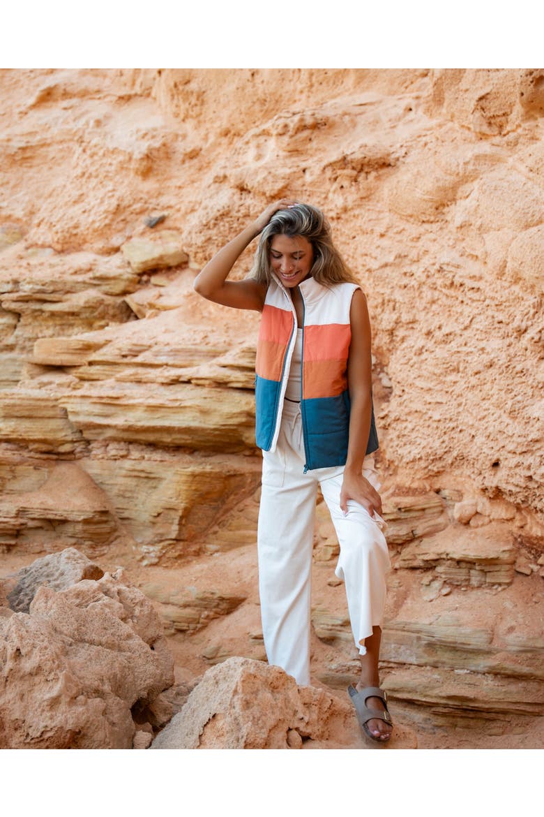 Colorblock Vest, Alternate, color, Camp