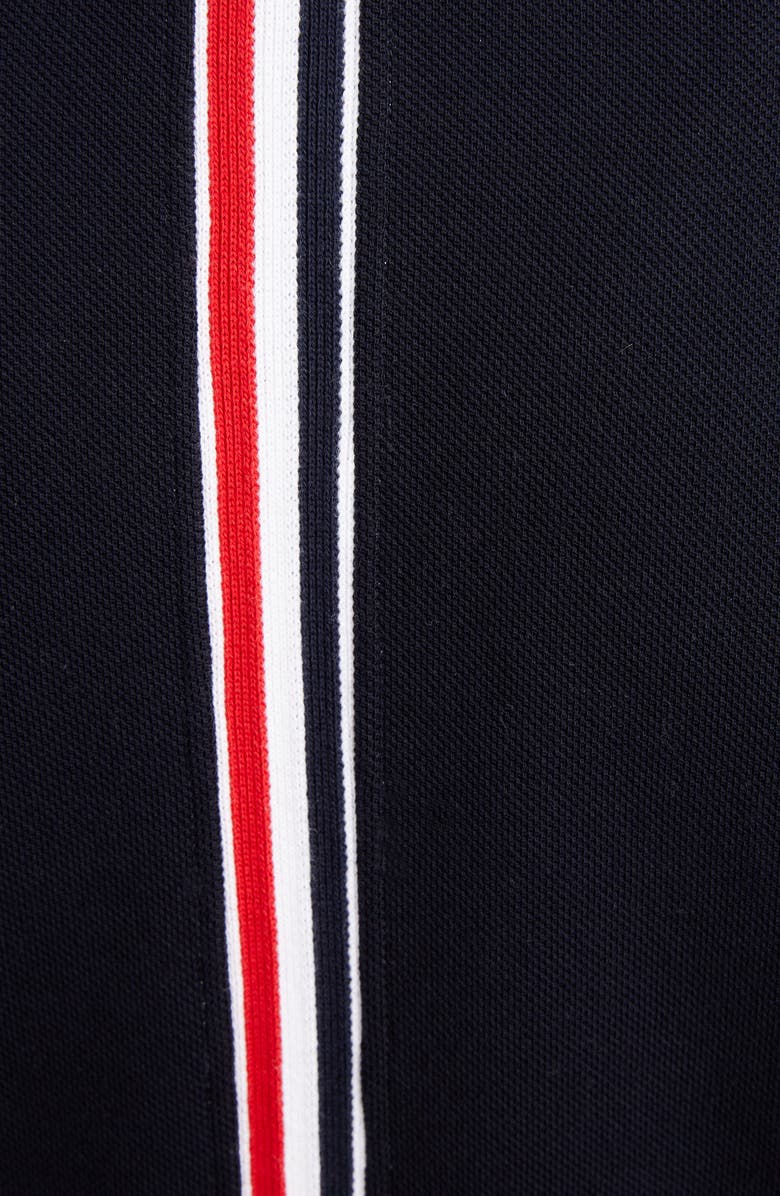 Thom Browne Stripe Piqué Cardigan, Alternate, color,