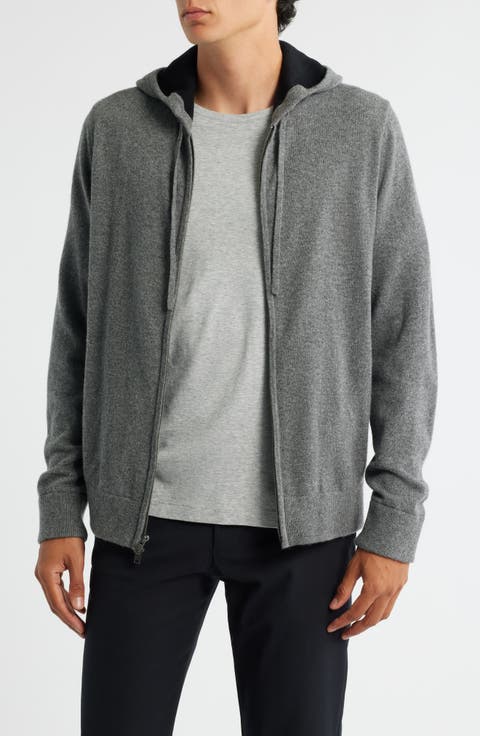 Cashmere Zip Hoodie Sweater