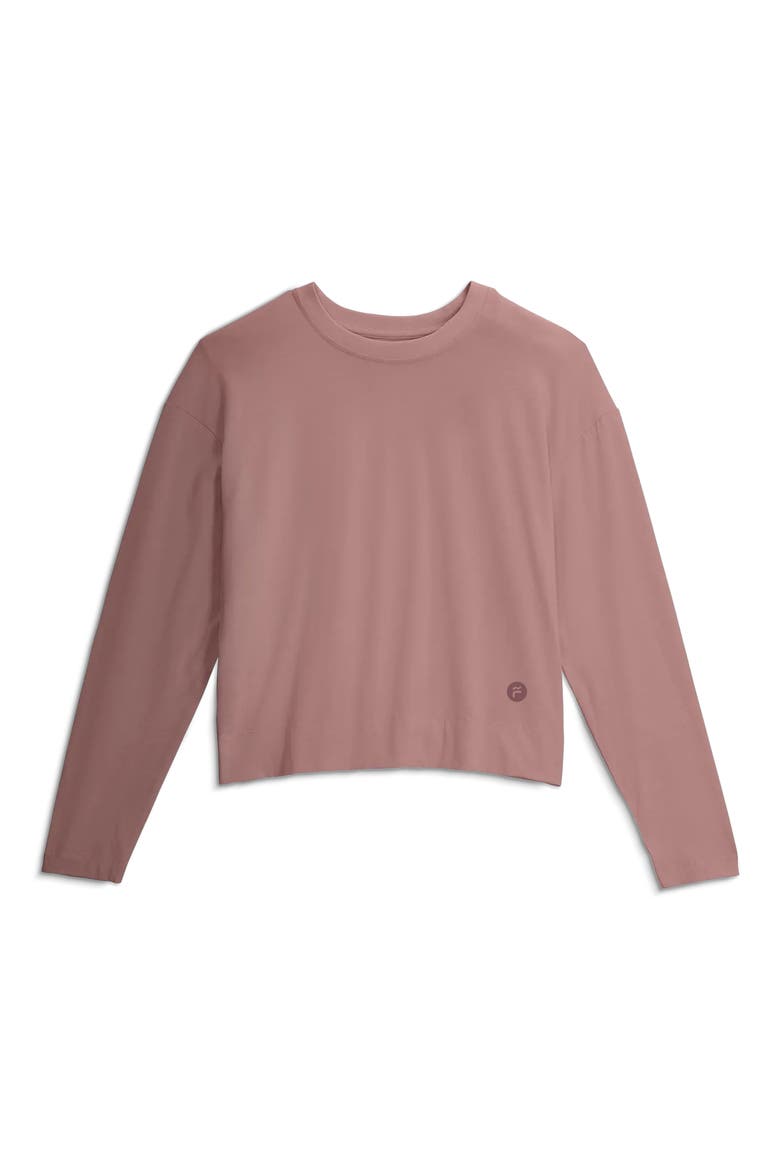 Shade Crossover Long Sleeve Top, Alternate, color, FIG